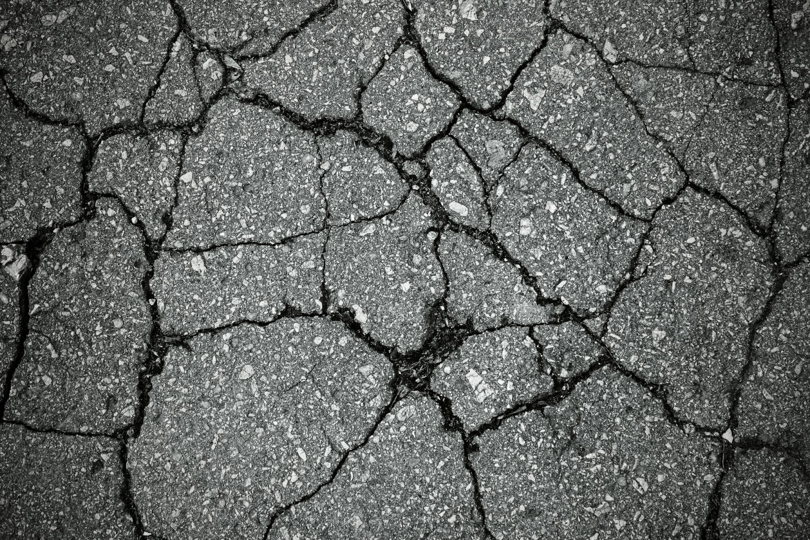 asphalt crack